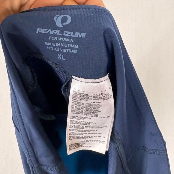 Pearl Izumi Navy Blue Padded Butt Cycling Shorts Women's Size XL - Picture 10 of 12